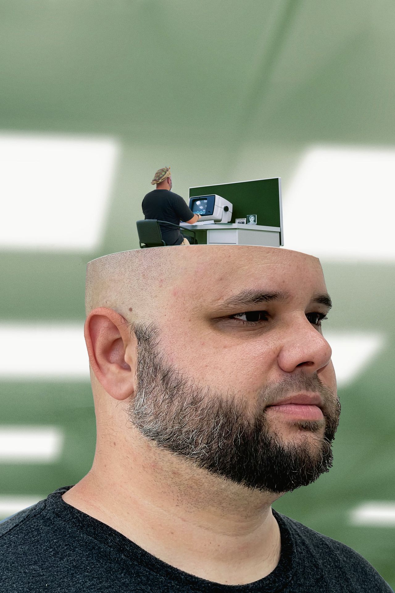 Me in the Severance poster